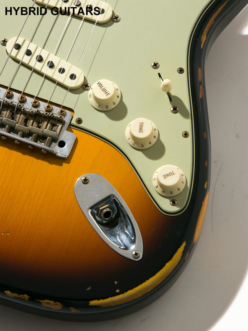 Fender Custom Shop 1960 Stratocaster Heavy Relic Faded Aged 3CSB 写真10