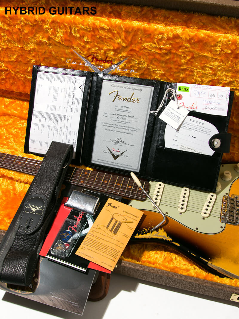 Fender Custom Shop 1960 Stratocaster Heavy Relic Faded Aged 3CSB 写真18