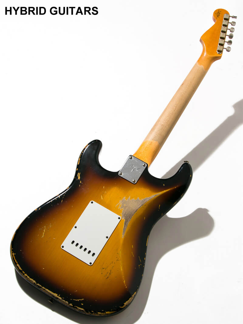 Fender Custom Shop 1960 Stratocaster Heavy Relic Faded Aged 3CSB 全体裏面