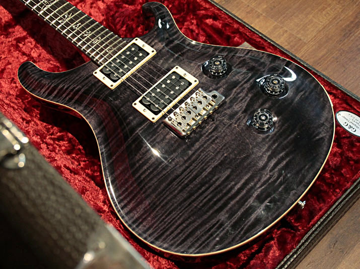 Paul Reed Smith(PRS) Custom 24 1P Figured Maple Top Gray Black 10