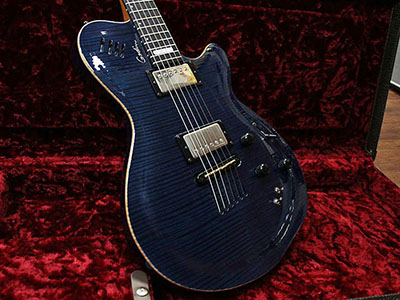 Godin LGX-SA Trans Blue