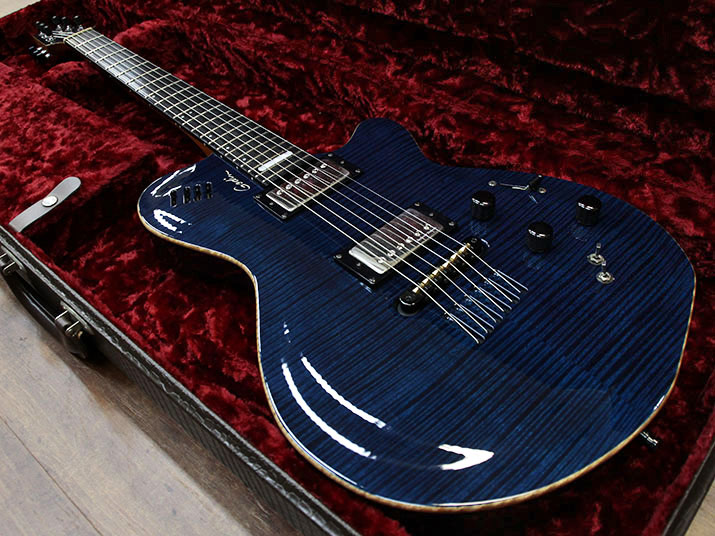 Godin LGX-SA Trans Blue 2