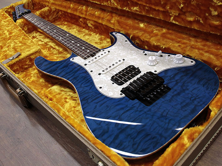 Sadowsky TYO Modern Edge Strat Trans Blue 1