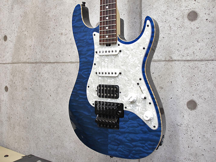 Sadowsky TYO Modern Edge Strat Trans Blue 10