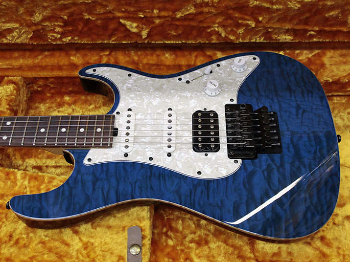 Sadowsky TYO Modern Edge Strat Trans Blue 2