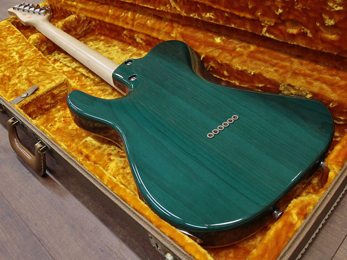 Tom Anderson Hollow T Classic-Drop Top Trans Teal with Binding 5