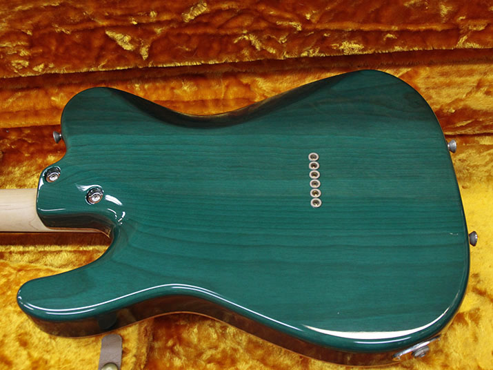 Tom Anderson Hollow T Classic-Drop Top Trans Teal with Binding 6