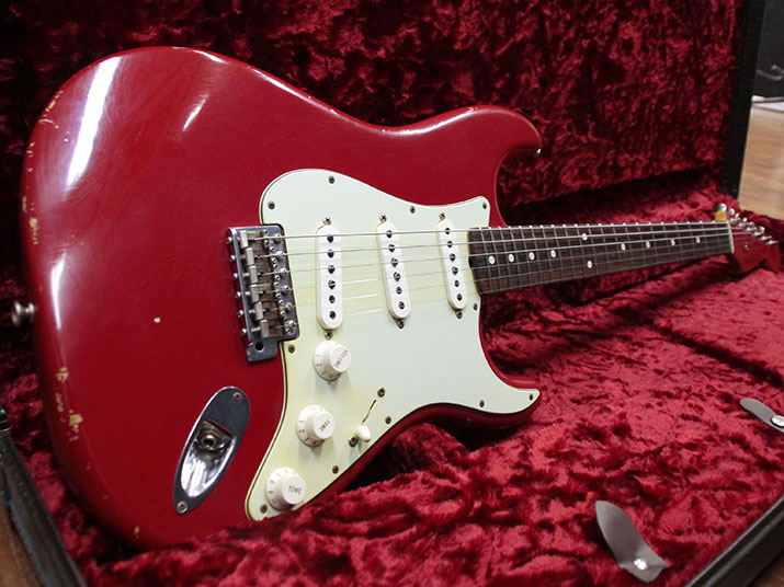 Fender Custom Shop 1960 Stratocaster Relic Dakota Red Matching Head